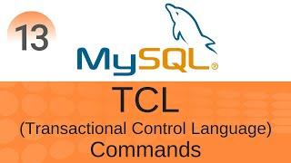 SQL Tutorial 13: TCL Commands | Commit | Rollback
