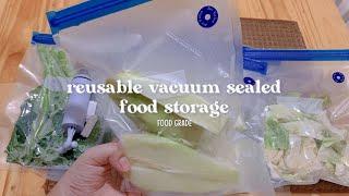 Reusable Airtight Vacuum Sealed Food Storage Bag and Pump (Food Grade) Filipina Housewife Vlog 