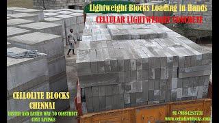 Lightweight CLC Blocks Loading Process - foam concrete (Cellular lightweight concrete)