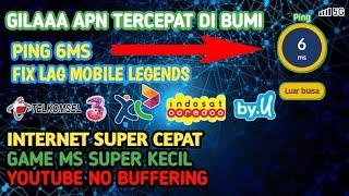 GILAAA SETTINGAN APN TERCEPAT DI BUMI PING 6MS FIX LAG GAME