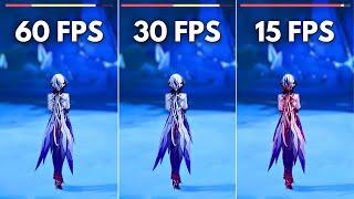 Does FPS really matter? 60 FPS vs 30 FPS vs 15 FPS [ Genshin Impact ]