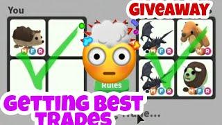 Getting Best Trades In Adopt Me Trading And Giveaway