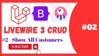 Display all customers |  Laravel Livewire 3 CRUD