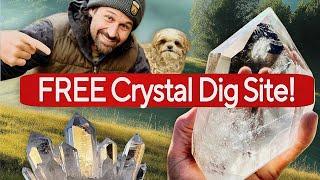 Believe It or Not, its a FREE Location to Dig Quartz Crystals!