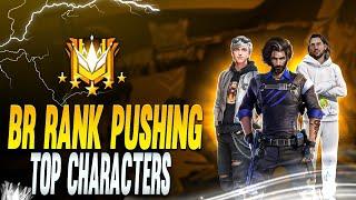 Br Rank Push Best Character Combination | Br Rank Best Character Skill | ff best combination