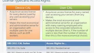 SBS 2011 Licensing - CALs and Access Rights