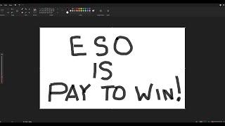 ESO is PAY TO WIN! #elderscrollsonline #zenimaxonlinestudios #bethesda  #paytowin #LearntopayIssue