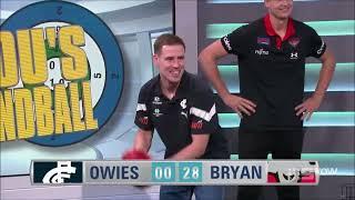 Matthew Owies vs Nick Bryan in Lou's Handball - The Sunday Footy Show (30/07/2023)