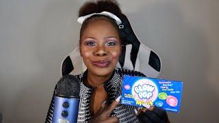 TRYING BLOWPOP MINIS Inaudible ASMR EATING SOUNDS