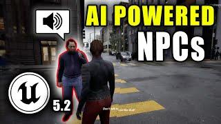 Unreal Engine 5.2 Matrix Demo Smart AI NPCs