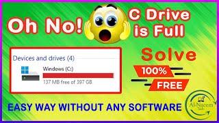 How to Extend C Drive in Windows 10 without Software | Solve Extend Greyed Out Issue