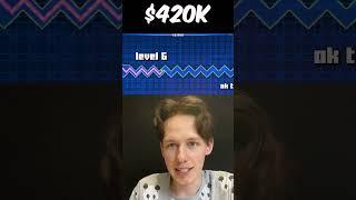 Geometry Dash MrBeast Challenge for $420K or $69K