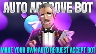 how to make auto request accept bot telegram | auto request accept bot telegram | trickyabhi 2.0