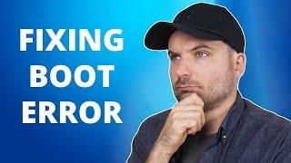 How to fix Reboot and Select proper Boot Device or Insert Boot Media in selected Boot device