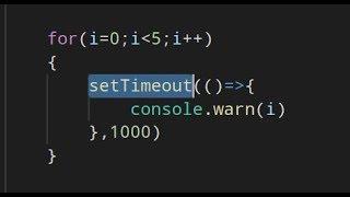 javascript tricky question | setTimeout inside loop