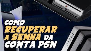 COMO RECUPERAR e MUDAR SENHA DA CONTA PSN PLAYSTATION [PS3 PS4 PS5]