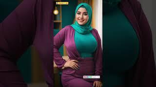 Arab Girl in Stylish Outfit with Hijab | AI Model Lookbook #dubai #iraq #irani #soudiarabia #emarati