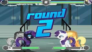 Fighting Is Magic Mugen Nightmare Rarity & Zalgojack VS Rarity & Applejack