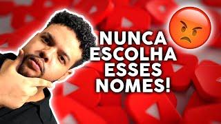  Como escolher NOME PARA CANAL DO YOUTUBE! Definir o nome IDEAL!