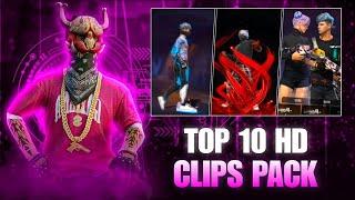 Free Fire Top 10 Xml + Cc + Clips ff Clips For Editingff Emote Clips ff clip