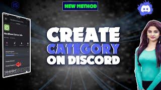 How to create category on discord 2024 | Initial Solution