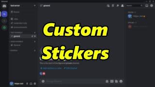 How To Add Stickers To Discord Server