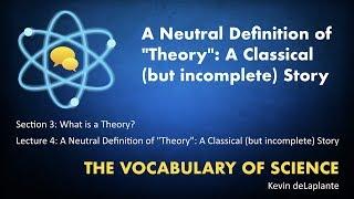 03.04. An Epistemically Neutral Definition of "Theory": A Classical (but incomplete) Story