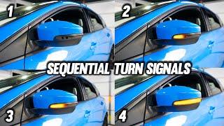 Installing $30 Focus ST/RS/SE Sequential Mirror Turn Signals!