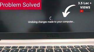 Undoing changes made to your computer | 2 Type of problems | 2 min problem solve