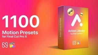 Action Library   Motion Presets for Final Cut Pro X | videohive