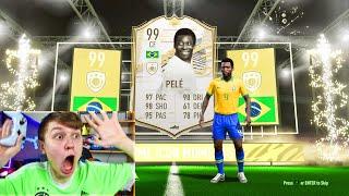 99 PRIME ICON MOMENTS PELE IN A PACK!! - FIFA 21 Pack Opening