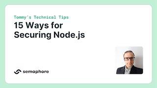 15 Ways of Securing Node.js