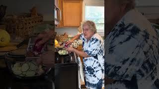 Granny cooked today! Who doesn’t love zucchini? #BadGranny #grannysoffherrocker