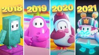 Fall Guys Evolution Progress 2018 - 2021