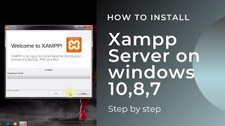 How to install xampp server 64 bit on windows 10,8,7