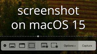 How to Take a Screenshot on Macbook Air macOS 15 Sequoia