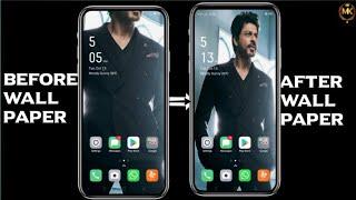 How to solve wall paper zoom in problem/How to solve wall paper zoom in problem in home screen.