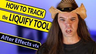 How to Motion Track the LIQUIFY TOOL - After Effects VFX