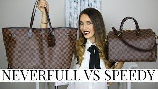 LOUIS VUITTON NEVERFULL VS SPEEDY | Pros, Cons & Review! | Shea Whitney