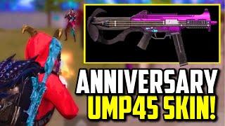 USING NEW UMP45 ANNIVERSARY SKIN WITH LOOT CRATE! | PUBG Mobile