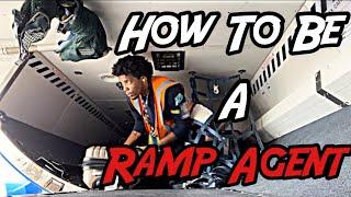 HOW TO BE A RAMP AGENT | WORK VLOG