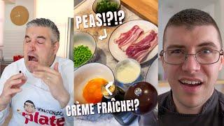 Pro Chef Reacts... To Vincenzo's Plate REACTING to Gordon Ramsay's Carbonara