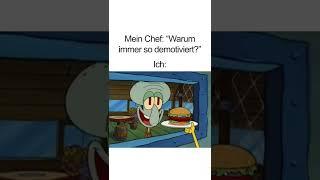 Mein Chef: warum so demotiviert SpongeBob