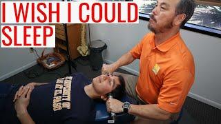 23 year hasn’t SLEPT in 2 YEARS. Chiropractor Turns LIFE Around - Part 1/2