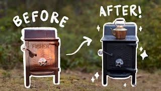 Restoring a Rusty Vintage Wood Stove