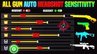 Free Fire Auto Headshot Trick 2024 Sensitivity | 2gb, 4gb, 6gb Ram Headshot Sensitivity Setting