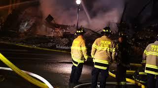 TRENTON NEW JERSEY MAJOR FIRE PART 2 HEAVY FIRE & COLLAPSE 10/14/21