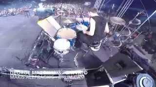 SAVVATO mazonakis live @ theatro vraxwn   DRUM CAM (Makis Alefragkis)