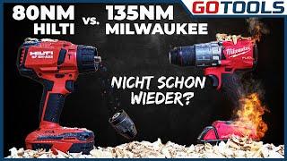 Duell der Giganten! Die stärksten 18V Akkuschrauber von Milwaukee und Hilti im Härtetest | Verlosung