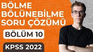 10- KPSS Matematik - Bölme, Bölünebilme Soru Çözümü -1